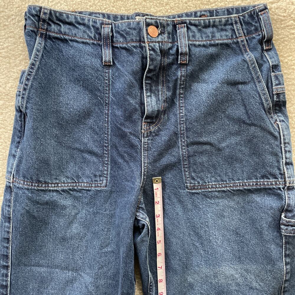 We The Free Wide Leg Carpenter Style Jeans Size 31 Preowned